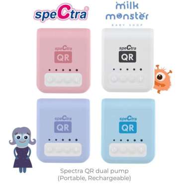 SPECTRA QR Breastpump dual pump/ Spectra QR pompa asi Pink