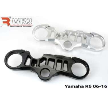 Segitiga Stang Yamaha R6 06-16 WR3 Silver
