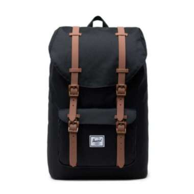 herschel black backpack