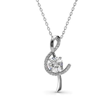 Musical Pendant - Kalung Crystal by Her Jewellery