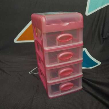 Lemari Rak Laci Kecil Mini ATK Pulpen Pensil Alat Tulis 5 Susun