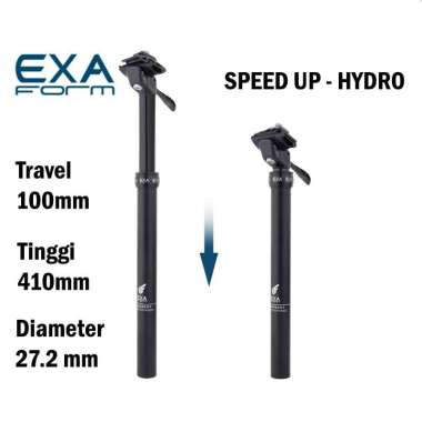 Exa Form Dropper Seatpost Hidrolik Sepeda 27.2mm Tuas Manual