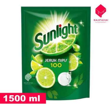 Promo Harga Sunlight Pencuci Piring Jeruk Nipis 100 1500 ml - Blibli