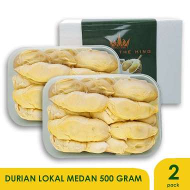 2 Pack King Fruit Durian Lokal Super Premium Frozen Duren Medan Kupas