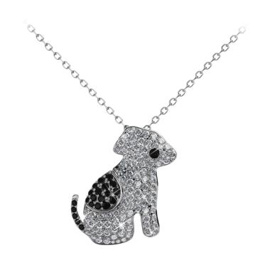 Her Jewellery Doggie Pendant Crystal  Kalung
