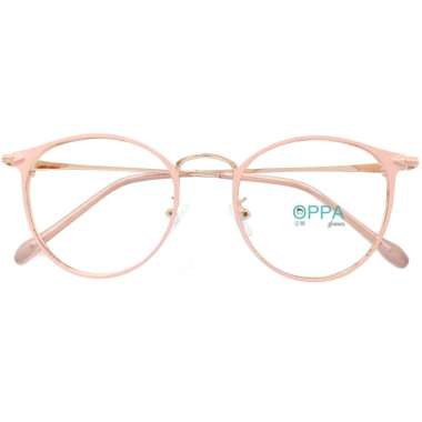 Oppa Glasses OPPA OP29 PK Korea Frame Bulat Kacamata Unisex - Pink Gold