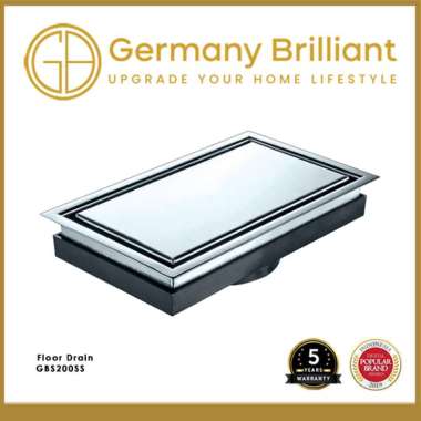 Germany Brilliant Floor Drain Saringan Got Kamar Mandi GBS200SS