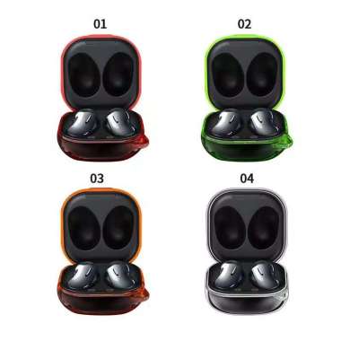 Case Samsung Galaxy Buds Live Clear Cover FULL Buds Live red