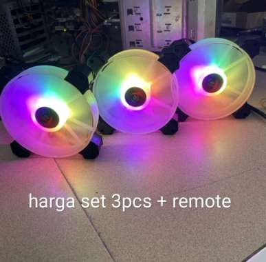 Fan Case XBT AIR XB-116R Auto RGB Fan A-RGB Kit With Remote 3 Pcs Fan