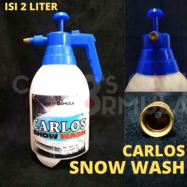 CARLOS SNOW WASH - Alat Snow Wash Sabun Cuci Motor Tabung Foam Salju 2L