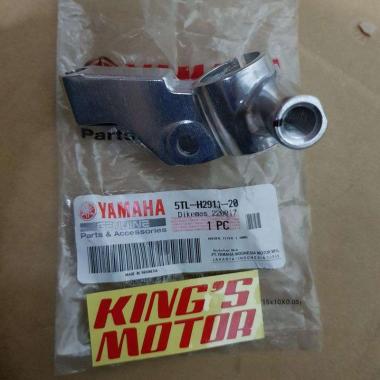 Dudukan Handel, Handle, Spion Kiri Mio, Mio Soul Asli Yamaha Silver