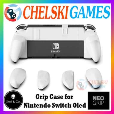 Chelski Games - Skull & Co. Neo Grip Case Nintendo Switch Oled Casing Switch NeoGrip WHITE