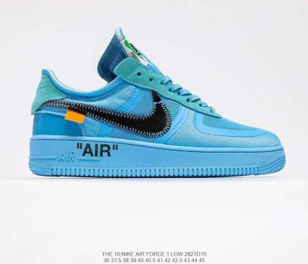 off white nike blue shoes