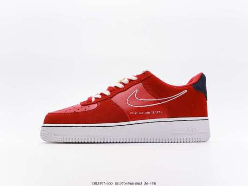 air force 1 lv8 black and red