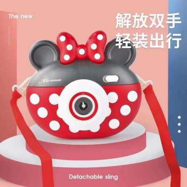 camera Kamera Bubble bermusik sama isi ulang bubble 1 pcs + STRAP - Minnie