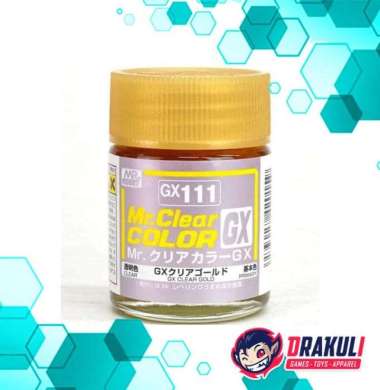 Mr. Hobby Mr. Clear Color Model Kit Paint - Clear Gold GX111