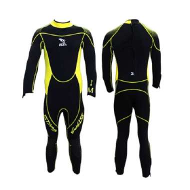 IST - Baju selam - Wetsuit 3mm - Jumpsuit - WS713 WS-713-C (KUNING) M