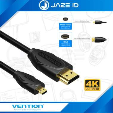 Vention Kabel Micro HDMI Male to Standard HDMI Female Cable Extension