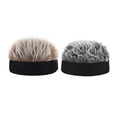 Jual Beanie Hat Fake Hair Terlengkap 