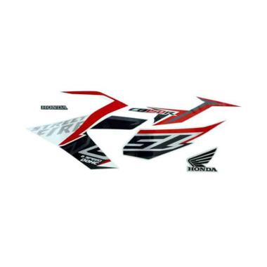 AHM Sticker Body Kiri for Honda New CB150R StreetFire K15G White Red