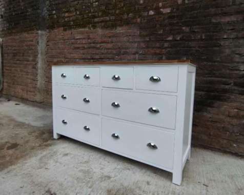 Meja Tv Jati/Rak Tv Duco/Bufet Jati Minimalis Putih