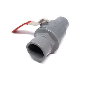 Ball Valve PVC Gagang Besi Stop Keran Air Stop Kran 3/4 Inci