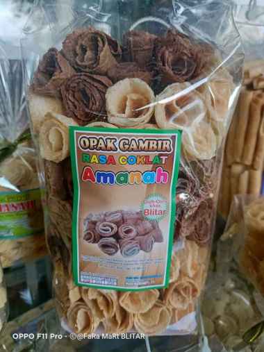 OPAK GAMBIR RASA COKLAT KHAS BLITAR 500gr