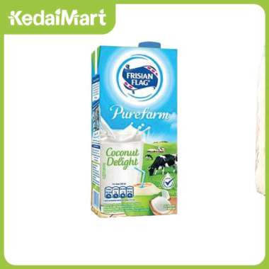 Promo Harga Frisian Flag Susu UHT Purefarm Coconut Delight 900 ml - Blibli