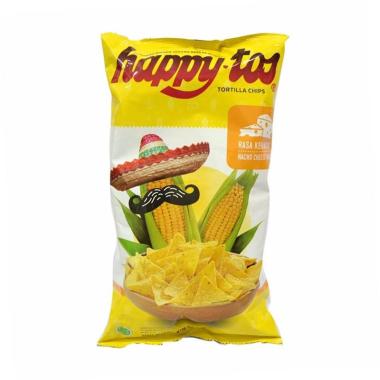 Promo Harga Happy Tos Tortilla Chips Nacho Cheese 140 gr - Blibli