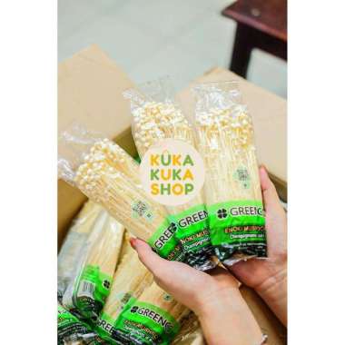 Jamur Enoki Korea Import 100gr [Tangerang]