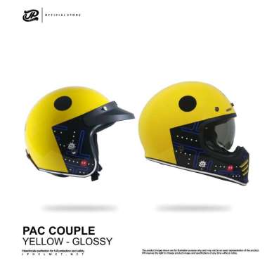 Helm Couple JP Retro New Bigie + Jp Retro Signature XL PAC