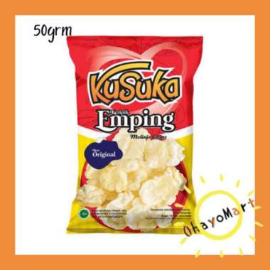 Kusuka Keripik Emping Original / Kusuka Melinjo Chips 50grm