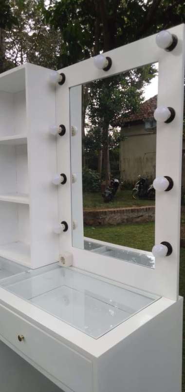 Meja Rias Lampu-New Vanity Mirror Frameless-Meja Rias Duco