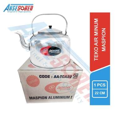 Teko Air Minum Aluminium Maspion / Picher / Tempat Air Mineral / Wadah Air Polos / Teko Jadul / Teko