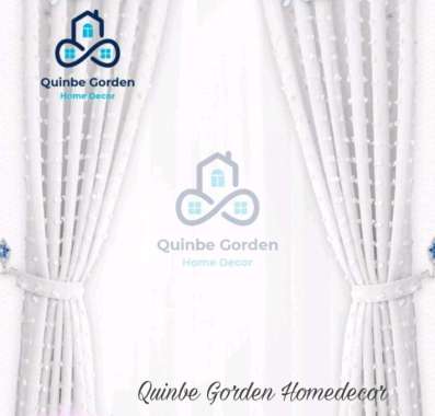 Gorden transparan smokring rubiah 12 ring 100x200 | tirai pembatas ruangan | vitrase gorden ruby Put
