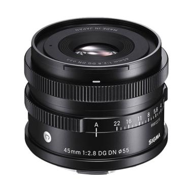 BKP Sigma 45mm f/2.8 DG DN C Lensa Kamera for Sony E-Mount Hitam