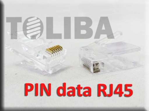 jack pin lan rj45 rj 45 Konektor/Connector Jack komputer internet data