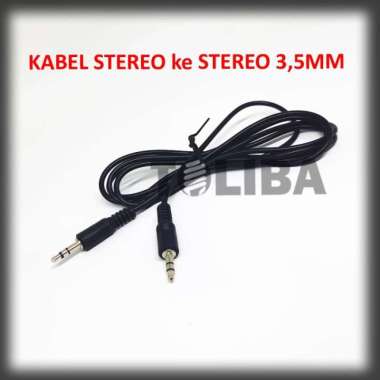 kabel audio 1-1 stereo hp pc laptop kabel Aux Audio 3.5mm Stereo Jack