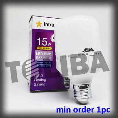 lampu led 15w 15 w 15watt 15watt intra /lampu led tabung hemat listrik