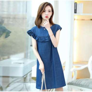 Jual Dress Denim Wanita Terbaru - Harga 