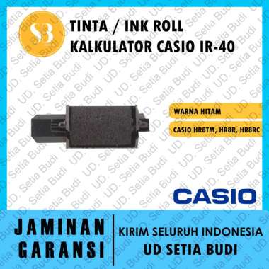 CASIO IR-40 ORIGINAL - Tinta / Ink Roll Kalkulator Made in Japan