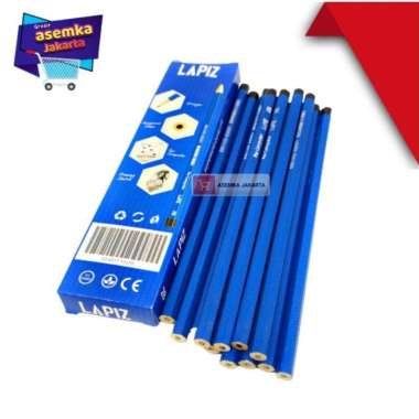 Pensil 12pcs Pensil 2B For Computer Pensil Superior LAPIZ grosir BIRU 12pcs