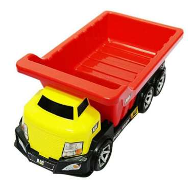 MAINAN MOBIL MOBILAN TRUK PASIR BESAR DUMP TRUCK + SAND + TOY Merah