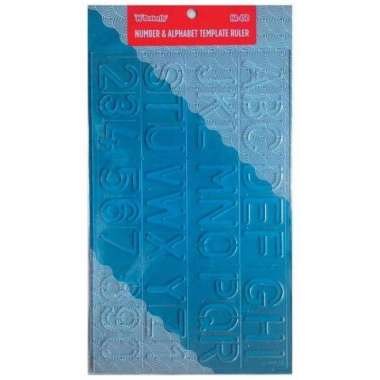 PENGGARIS HURUF LETTERING STENCIL 4 CM HA 450
