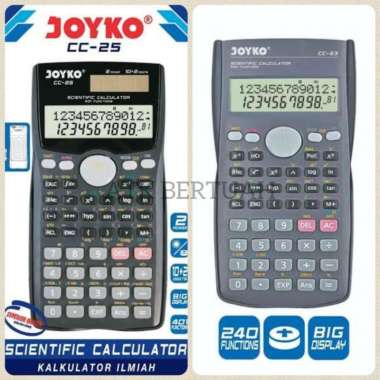 SCIENTIFIC CALCULATOR KALKULATOR ILMIAH SEKOLAH CC 25