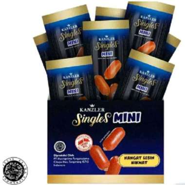 Kanzler Sosis Single Mini 1 Box (Sosis Sapi dan Ayam) (ISI 12 Pack)