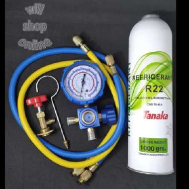 PAKET ALAT PENGISIAN FREON AC RUMAH R22 MURAH Sight Glass