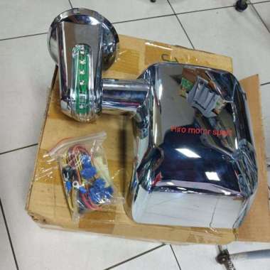 Spion Rubicon Wrangler JK + Lampu Sein Chrome