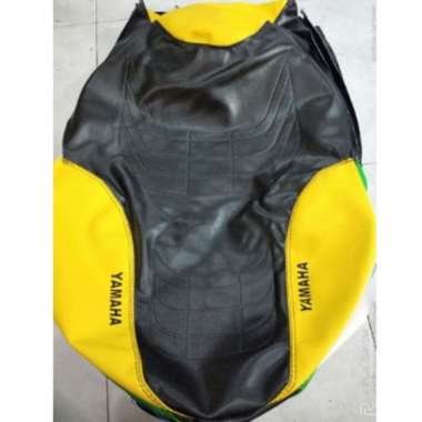 SARUNG JOK vixion old-kulit jok motor yamaha VIXION new bahan MBtech samping kuning
