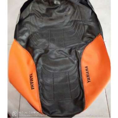 SARUNG JOK vixion old-kulit jok motor yamaha VIXION new bahan MBtech samping orange